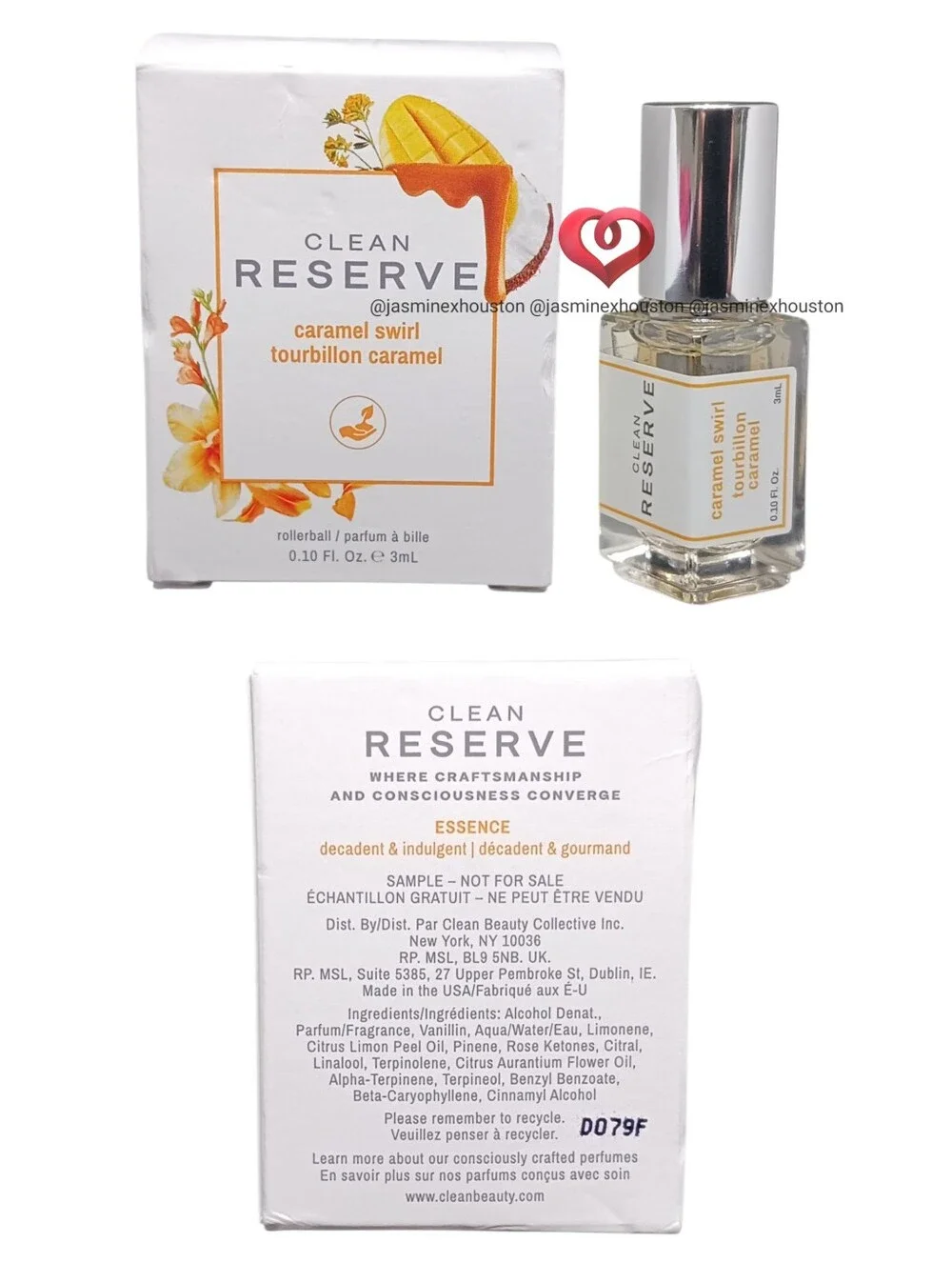 🎉2•$20/3•$28🎉 CLEAN BEAUTY COLLECTIVE RESERVE Caramel Swirl Rollerball Mini